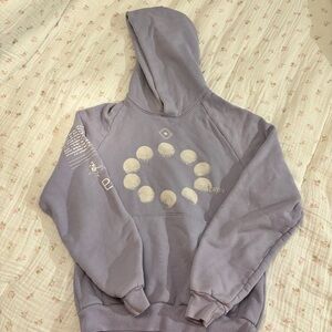 Cherry LA Lavender Graphic Hoodie with Moon Phase Design